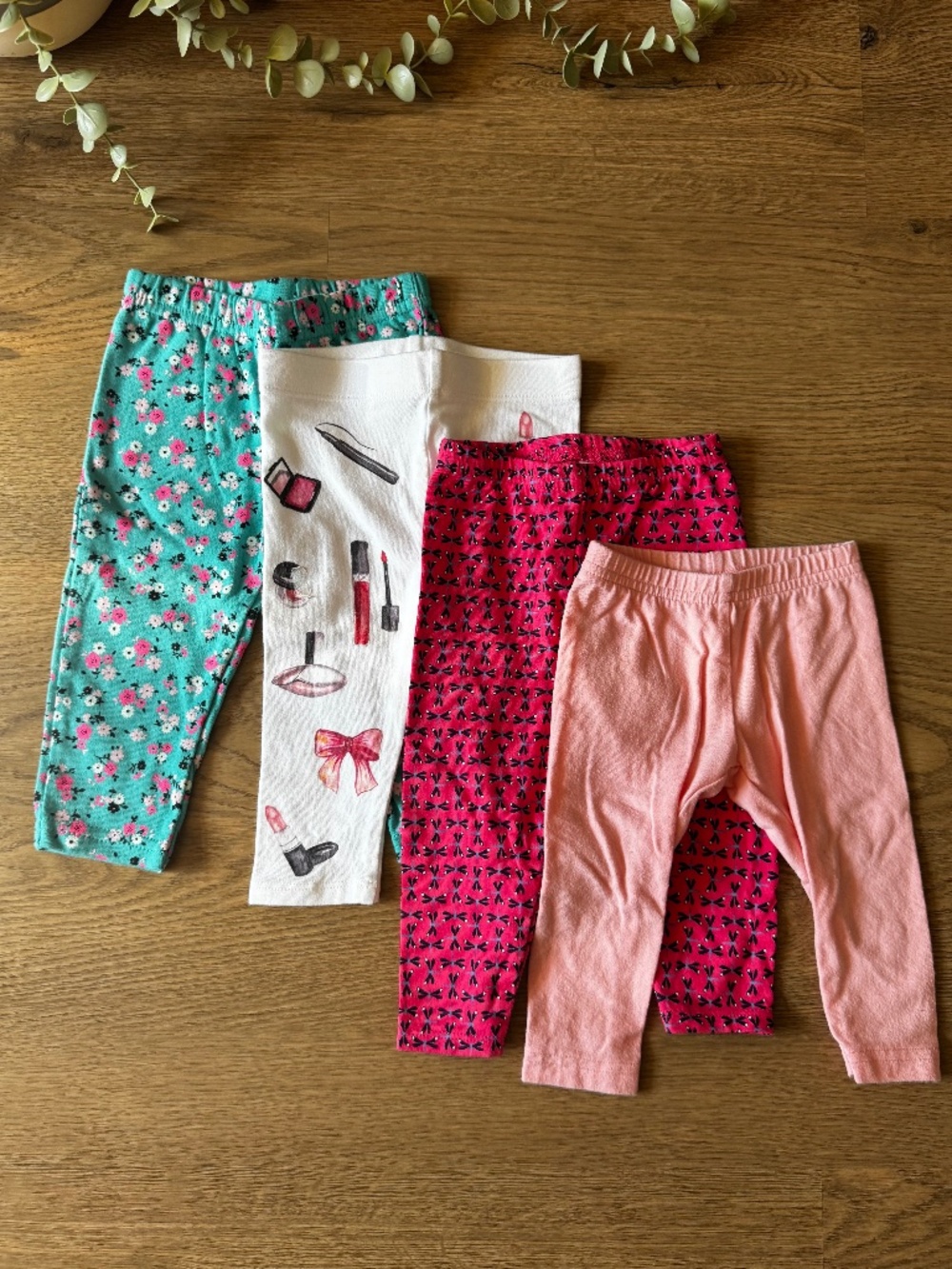 Baby Girl Leggings Bundle 6M–6-12M | Carter's & Mixed Brands | 4 Pack